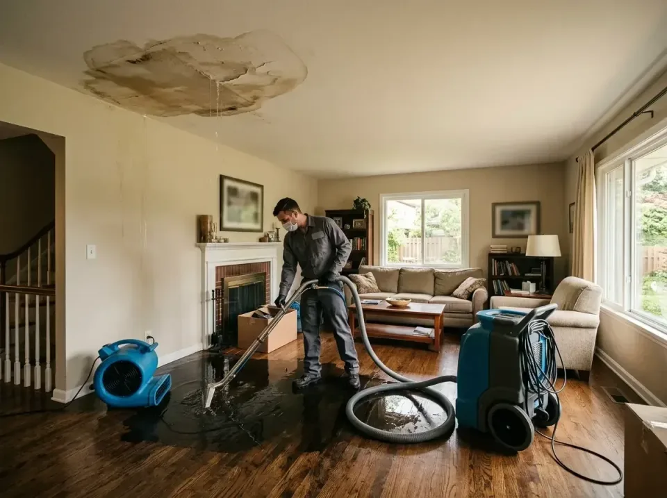 attic-pipe-burst-ceiling-drip-008 — frequently asked questions, Water Damage Restoration & Carpet Care in Angleton, TX